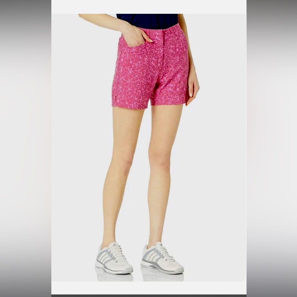 Adidas Women's Printed Primegreen 5 Inch Golf Shorts